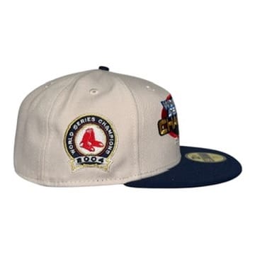 The Hat Wall Boston Red Sox "04 Curse Breaker" World Series Champions New Era 59Fifty Fitted Hat