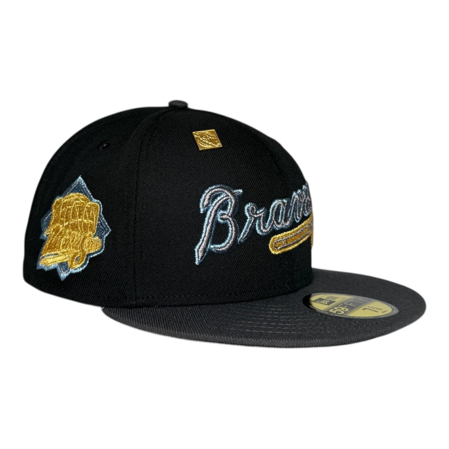 Atlanta Braves 1999 World Series "Ice Flood" Metallic 59Fifty Fitted Hat