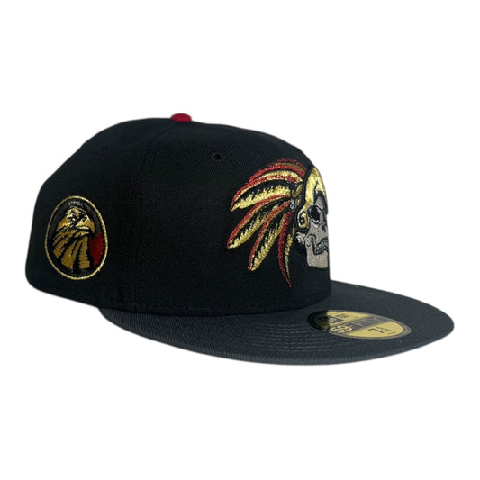Mexico Aztec Skull Warriors Aguila Side Patch New Era 59Fifty Fitted