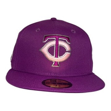 Minnesota Twins 40th Anniversary Sparkling Grape New Era 59Fifty Fitted Hat