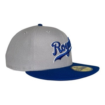 Kansas City Royals Grey New Era 59Fifty Fitted Hat
