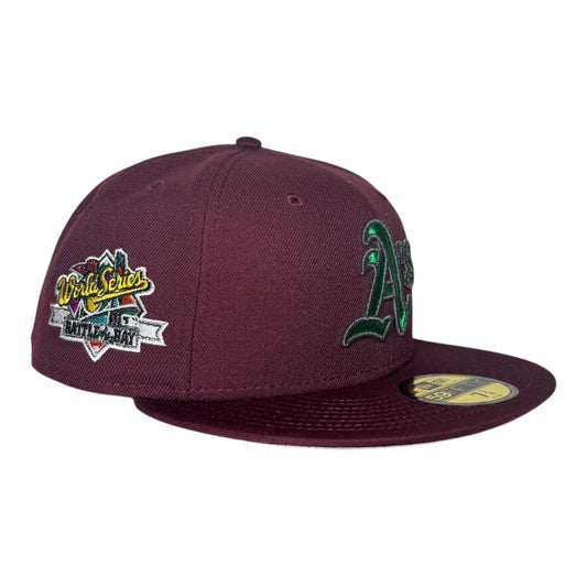 Athletics 1989 World Series Battle of the Bay "Stained Glass" Hat Club New Era 59Fifty Fitted Hat