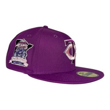 Minnesota Twins 40th Anniversary Sparkling Grape New Era 59Fifty Fitted Hat