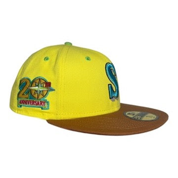 Seattle Mariners 20th Anniversary Sponge Bob Inspired New Era 59Fifty Fitted Hat