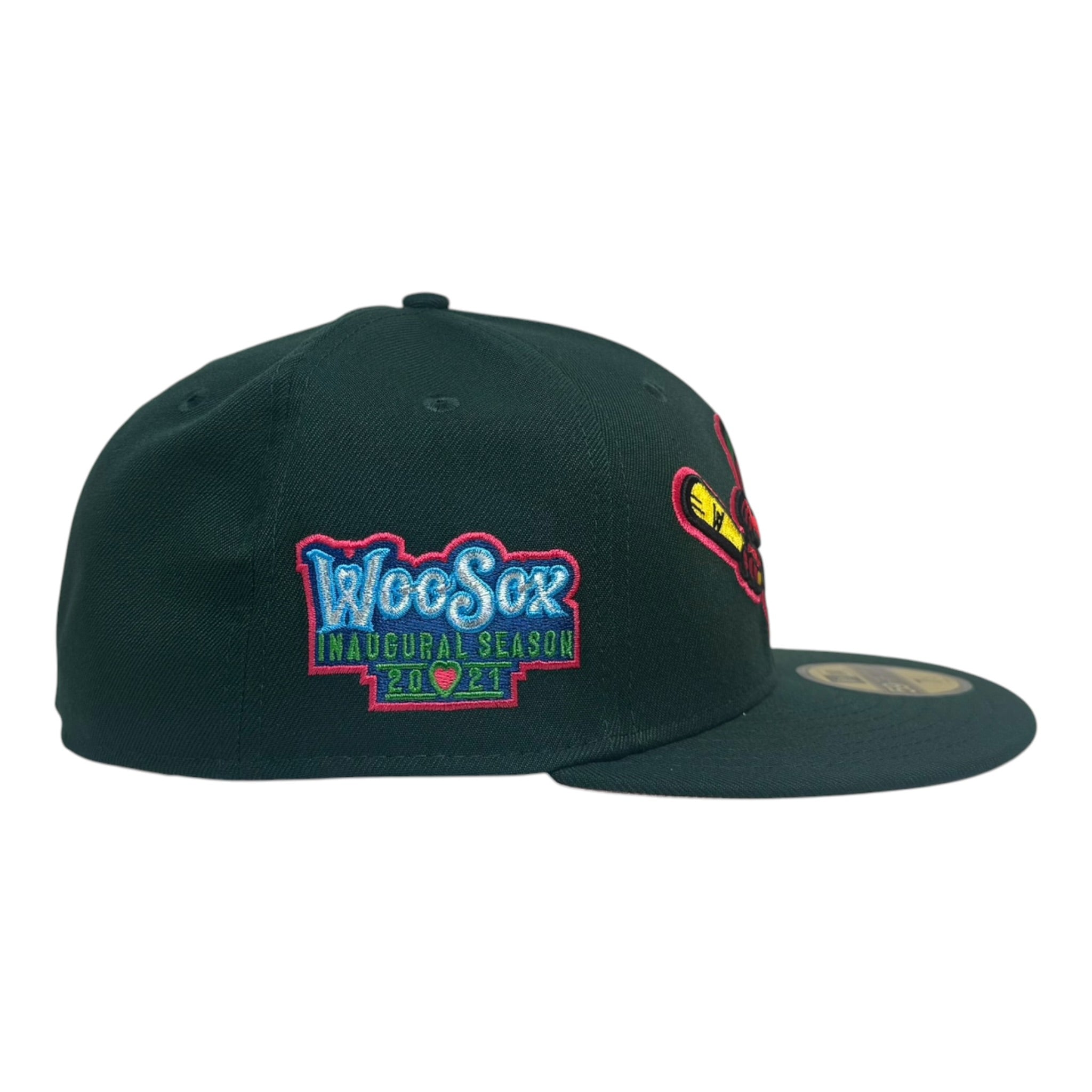 New Era Worcester Woo Aid “WATERMELON WOO AID” 59Fifty Fitted Hat
