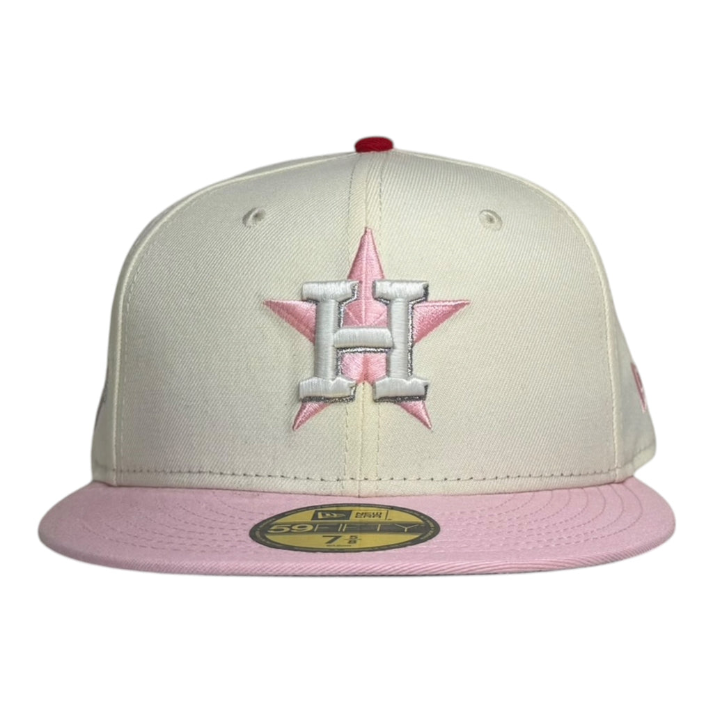 New Era Houston Astros ”SHY Pink Astros” @blowuhbagpeanut 59Fifty Fitted Hat