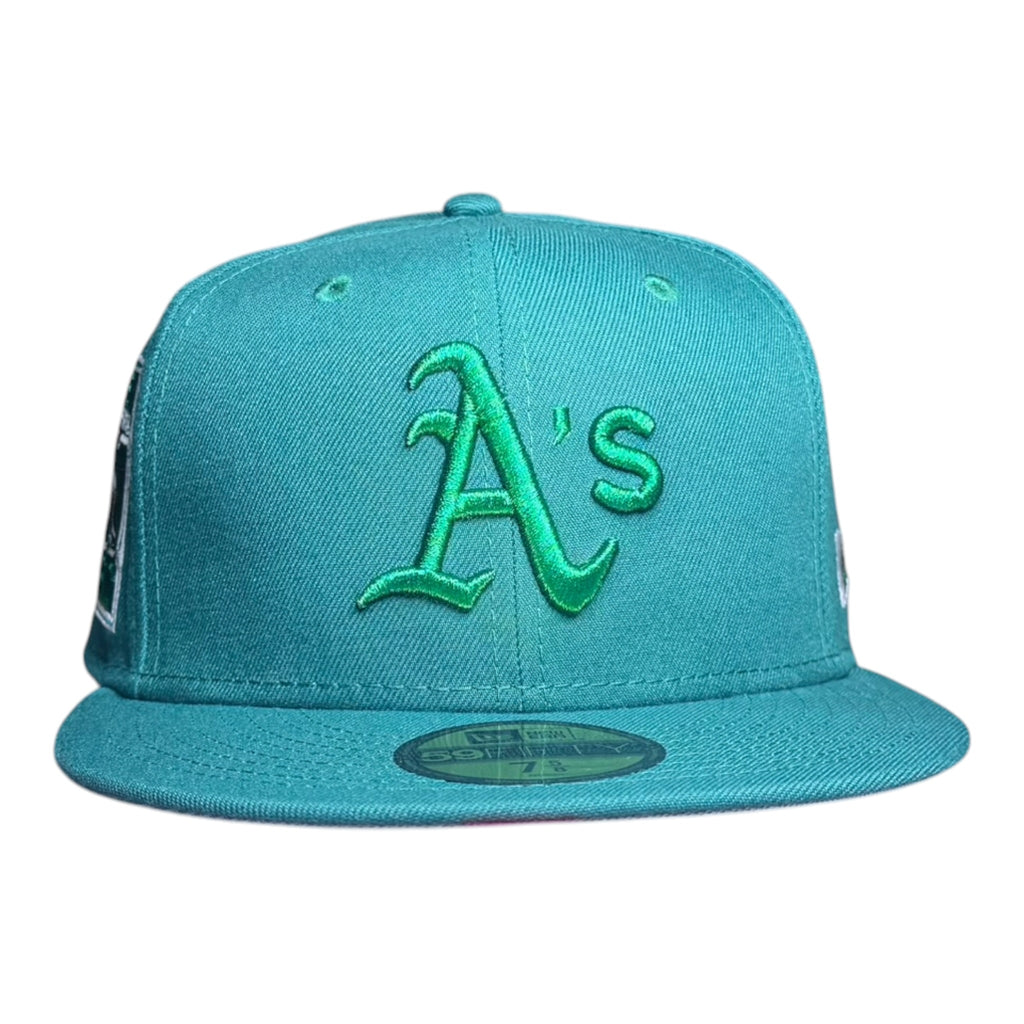 New Era Athletics “Emerald City A’s” @lefty_brims_ 59Fifty Fitted Hat