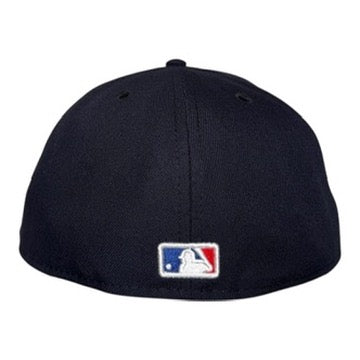 Los Angeles Dodgers Black Silver Metal Logo New Era 59Fifty Fitted Hat