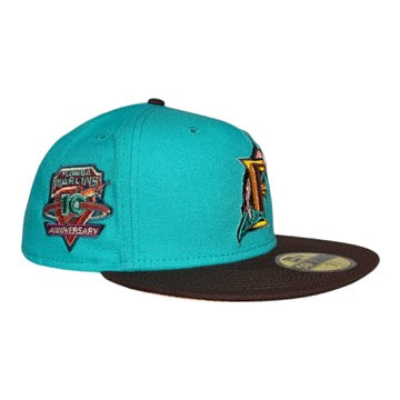 Florida Marlins "Goblet of Fire Inspired" 10th Anniversary New Era 59Fifty Fitted Hat