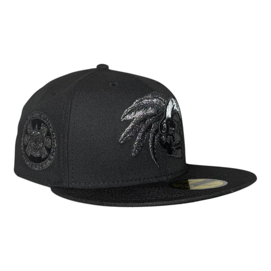 New Era Mexico Aztec Skull Warrior Liquid Titanium Prime Edition 59Fifty