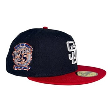 San Diego Padres Barbershop 25th Anniversary Hat Club New Era 59Fifty Fitted Hat