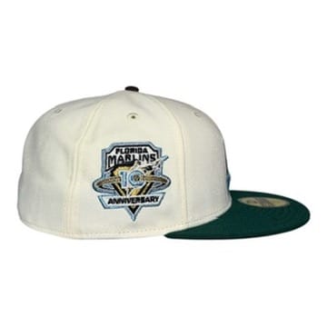 Florida Marlins 10th Anniversary "NFJF" New Era 59Ffifty Fitted Hat