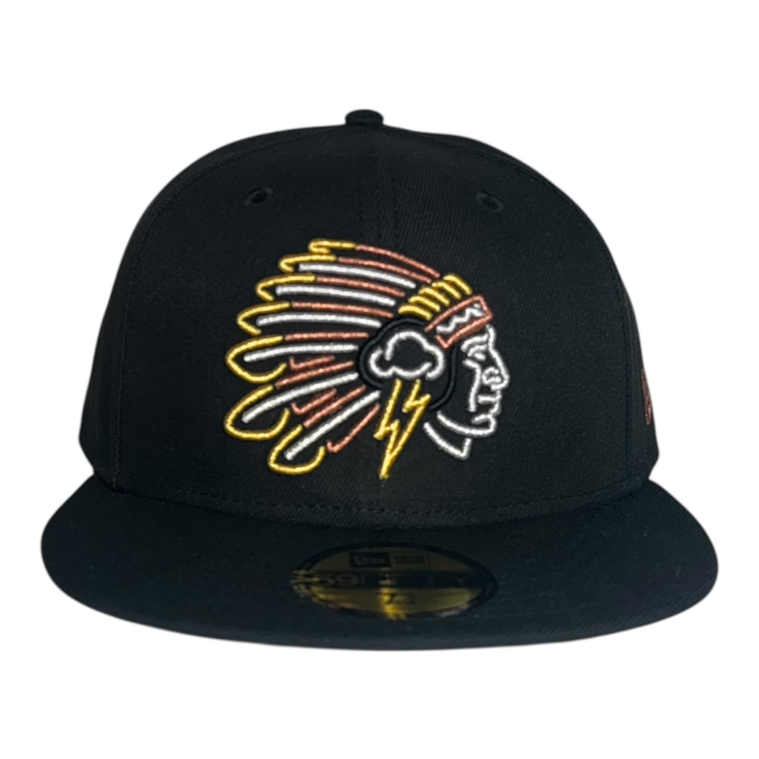 New Era Neon Chief Red Cloud "Forged" - by Clinker Marlin 59Fifty Fitted Hat