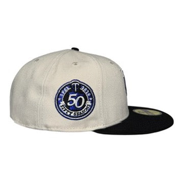 Minnesota Twins Stone Black 2 Tone 50th Anniversary New Era 59Fifty Fitted Hat