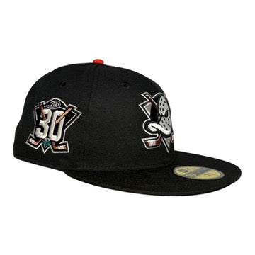 Anaheim Ducks "QUACK ATTACK" 30th Anniversary New Era 59Fifty Fitted Hat