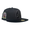 New Era Baltimore Orioles “Hamsterdam 3.0” @_t.v.b Rushmore LA 59Fifty Fitted Hat (Metallic Black Pearl logo)