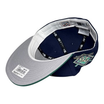 Milwaukee Brewers 25th Anniversary Navy & Green New Era 59Fifty Fitted Hat