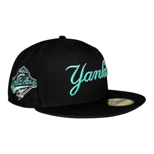 New York Yankees World Series 1996 Black Tiffany Edition New Era 59Fifty Fitted Hat