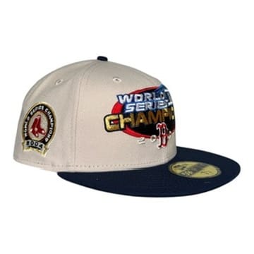 The Hat Wall Boston Red Sox "04 Curse Breaker" World Series Champions New Era 59Fifty Fitted Hat