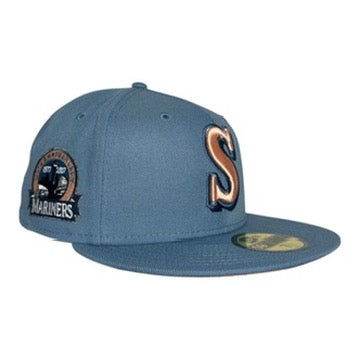 Seattle Mariners 30th Anniversary Indigo Peach Edition New Era 59Fifty Fitted Hat