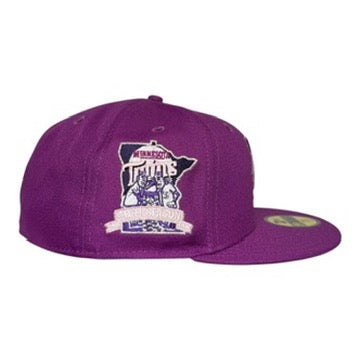 Minnesota Twins 40th Anniversary Sparkling Grape New Era 59Fifty Fitted Hat
