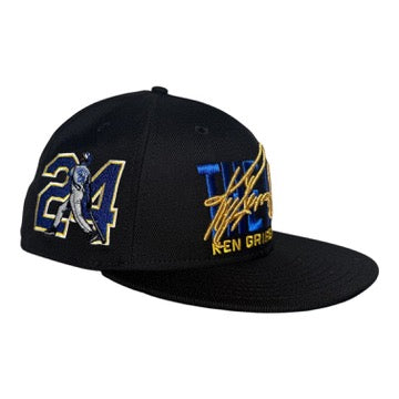 Seattle Mariners 24 Ken Griffey Jr. The Kid Hat Club New Era 59Fifty Fitted Hat