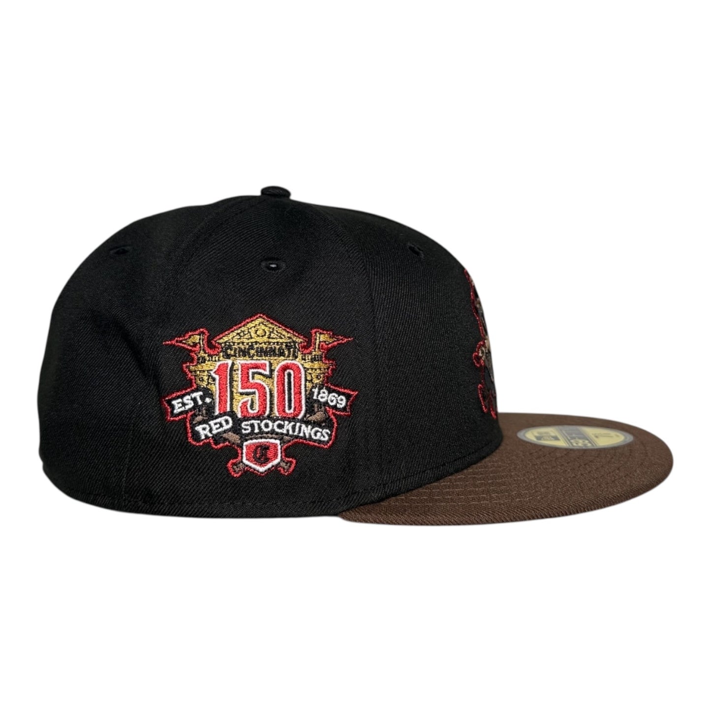 Cincinnati Reds 150th Anniversary Capanova Custom & EazyDuzIt Pack New Era 59Fifty Fitted Hat