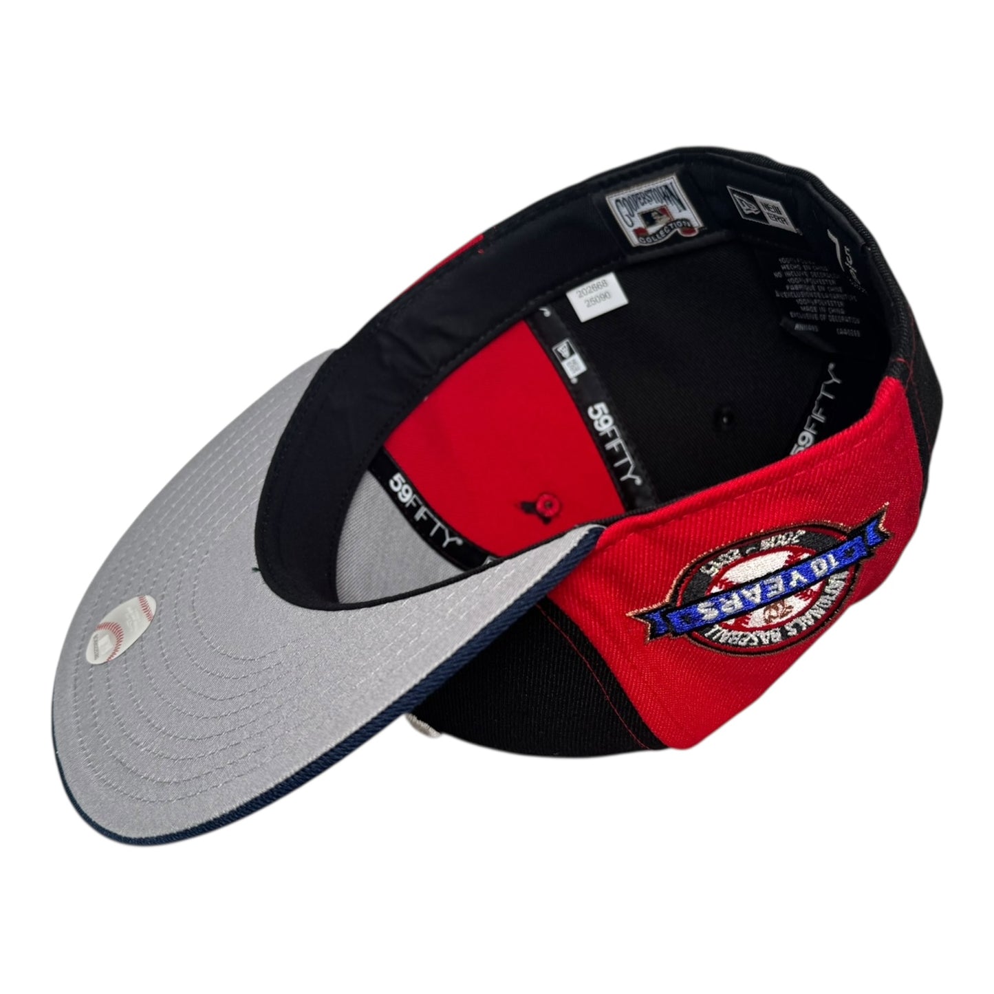 Washington Nationals "RED TAPE" Pinwheel Exclusive New Era 59Fifty Fitted Hat