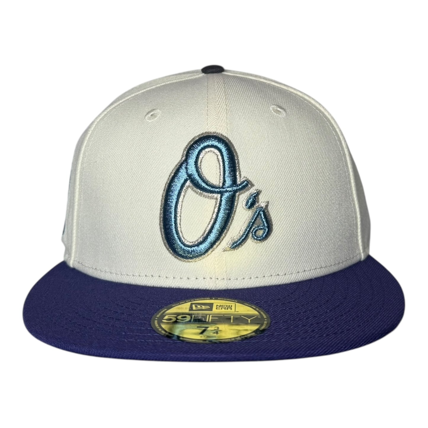Baltimore Orioles "GOOD LOVE" 50th Anniversary New Era 59Fifty Fitted Hat - Chrome/New Orchid