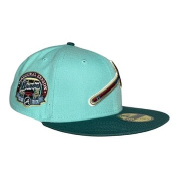 Atlanta Braves 2017 Inaugural Season Blue Tint New Era 59Fifty Fitted Hat
