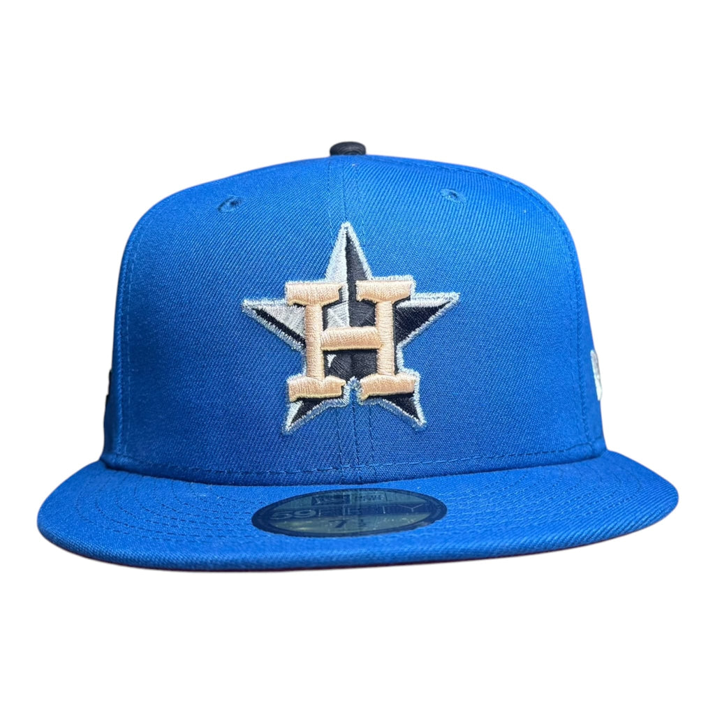 The Hat Wall New Era Houston Astros “H*GH TIMES” PVTCHWORK DAY II Rushmore @_t.v.b 59Fifty Fitted Hat