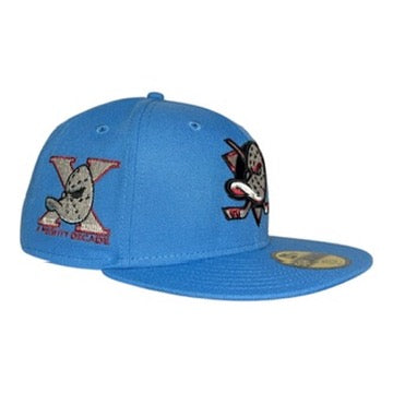 Anaheim Mighty Ducks "Mighty Decade" EST 1993 Airforce Blue New Era 59Fifty Fitted