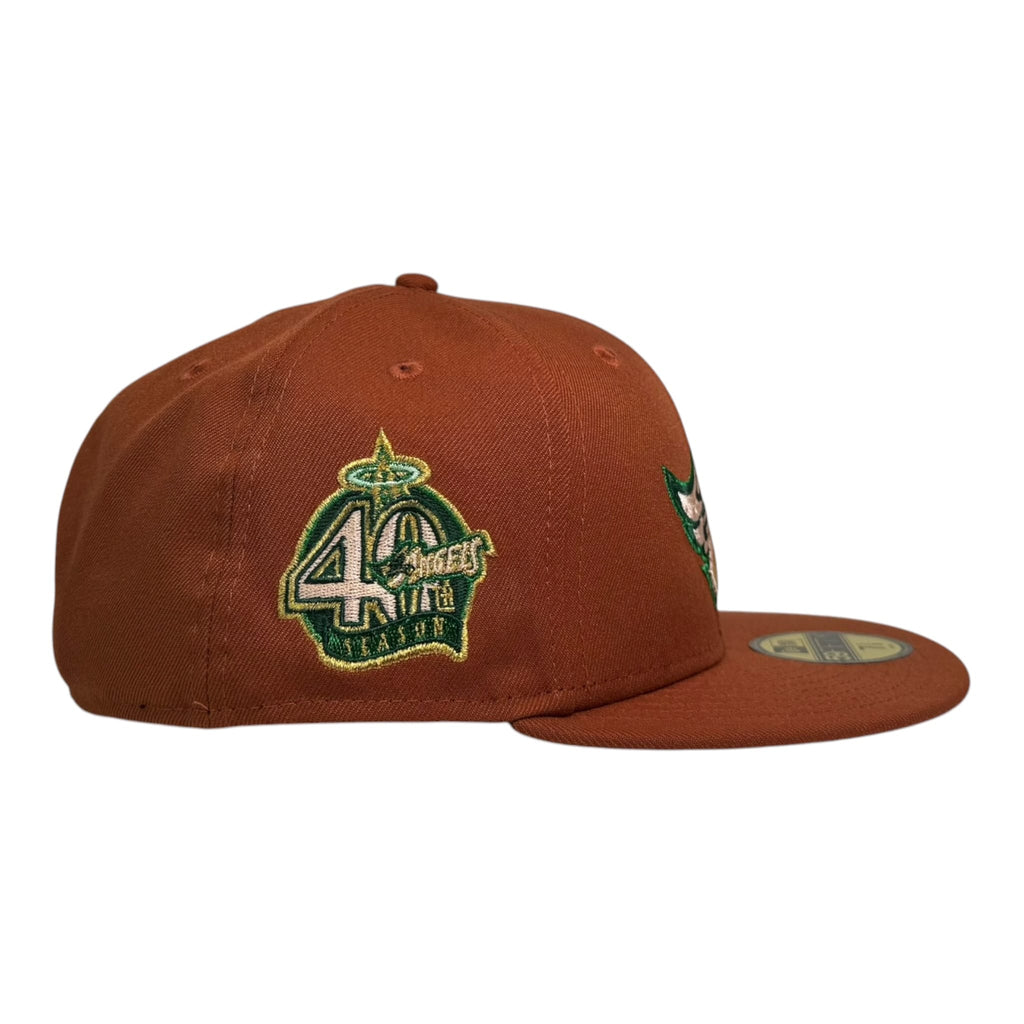 New Era Anaheim Angels Terra Cotta Hat Club @capra.nyc 59Fifty Fitted Hat
