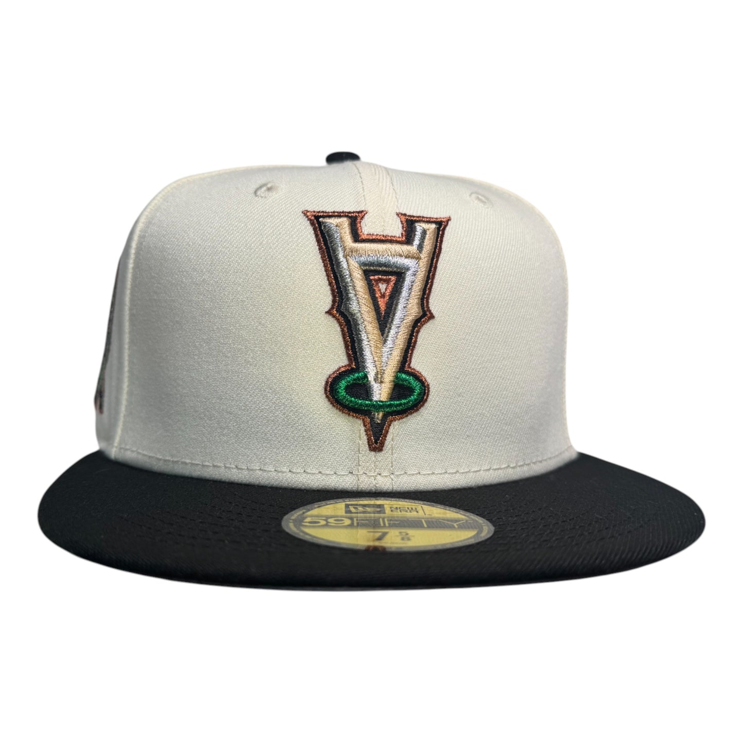 Anaheim Angels "Mauna Kea" New Era 59Fifty Fitted Hat - Chrome White / Black