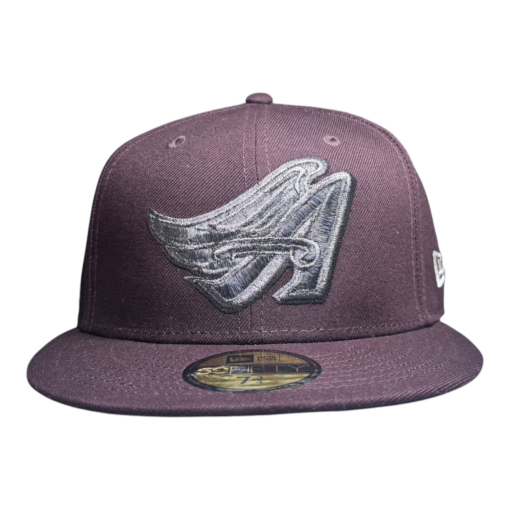 The Hat Wall New Era Anaheim Angels "Mud Angel" PVTCHWORK Day II Rushmore 59Fifty Fitted Hat