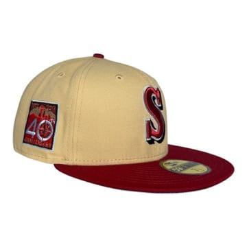 The Hat Wall Seattle Mariners 40th Anniversary New Era 59Fifty Fitted Hat