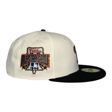 Philadelphia Phillies 1996 All Star Game Chrome White/Black New Era 59Fifty Fitted Hat