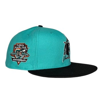 Florida Marlins 10th Anniversary Hat Club New Era 59Fifty Fitted Hat