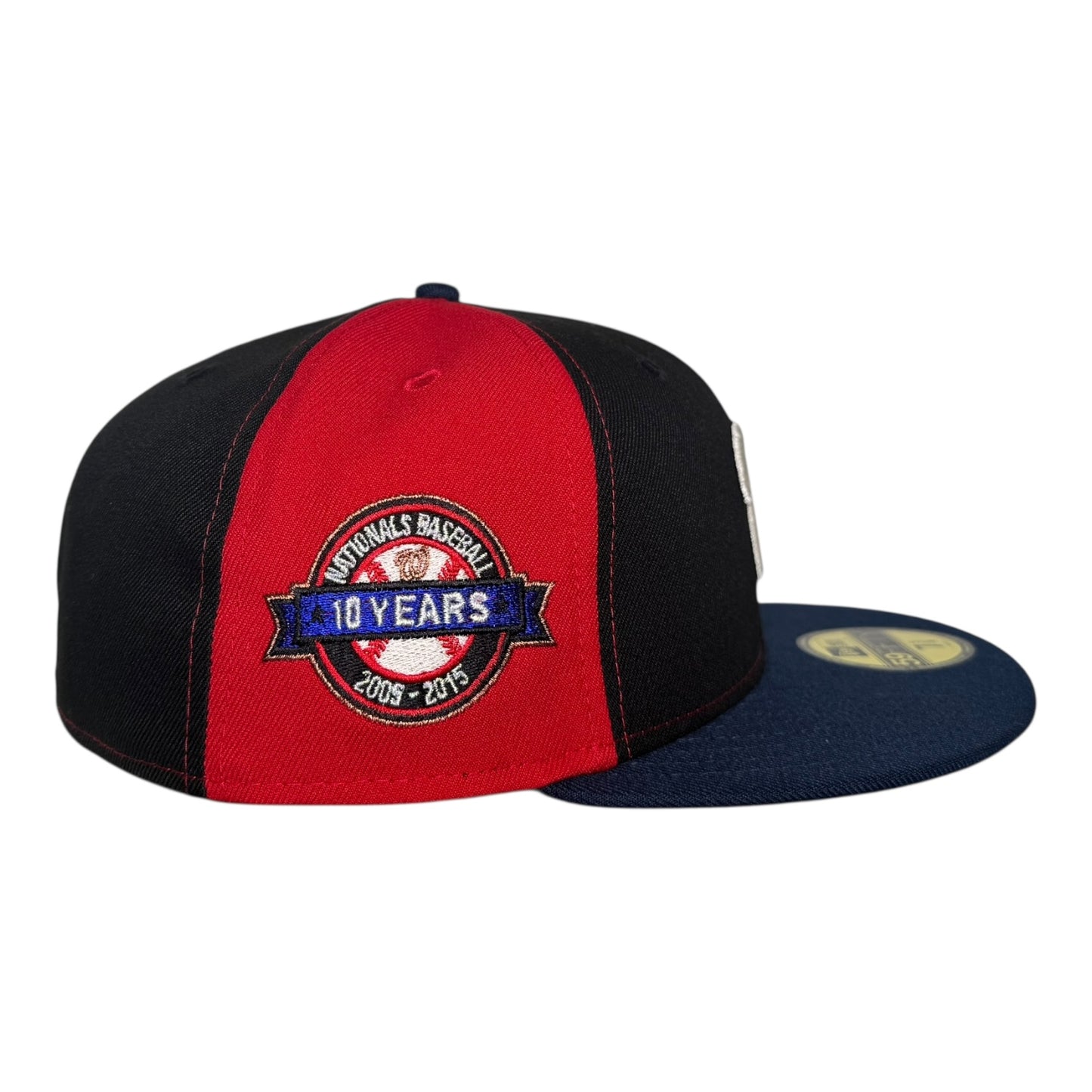 Washington Nationals "RED TAPE" Pinwheel Exclusive New Era 59Fifty Fitted Hat