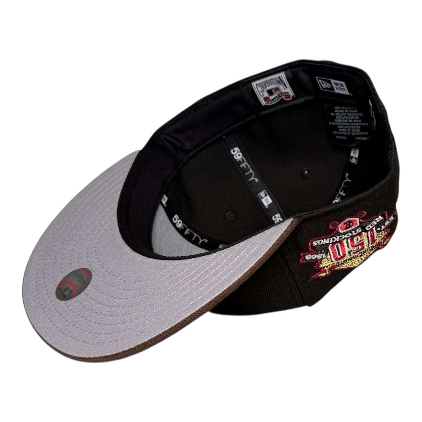 Cincinnati Reds 150th Anniversary Capanova Custom & EazyDuzIt Pack New Era 59Fifty Fitted Hat