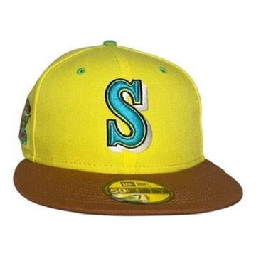 Seattle Mariners 20th Anniversary Sponge Bob Inspired New Era 59Fifty Fitted Hat