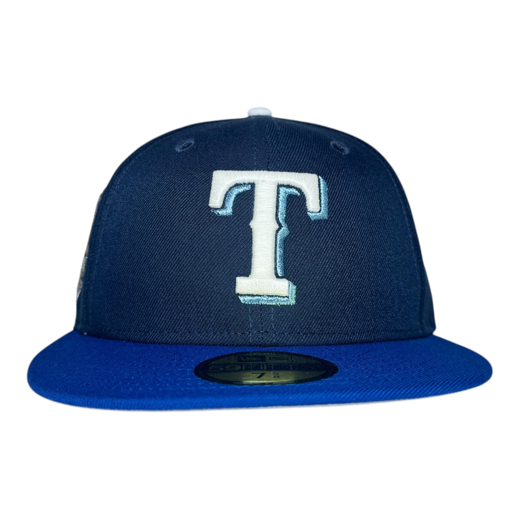 New Era Texas Rangers "TEXAS VARSITY" 59Fifty Fitted Hat