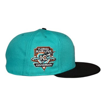 Florida Marlins 10th Anniversary Hat Club New Era 59Fifty Fitted Hat
