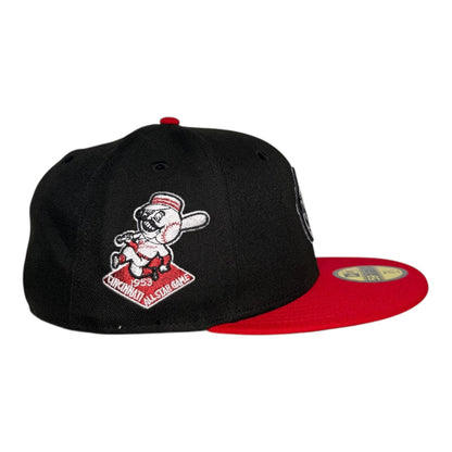 Cincinnati Reds 1953 All-Star Game Patch Logo Hat Club New Era 59Fifty Fitted Hat