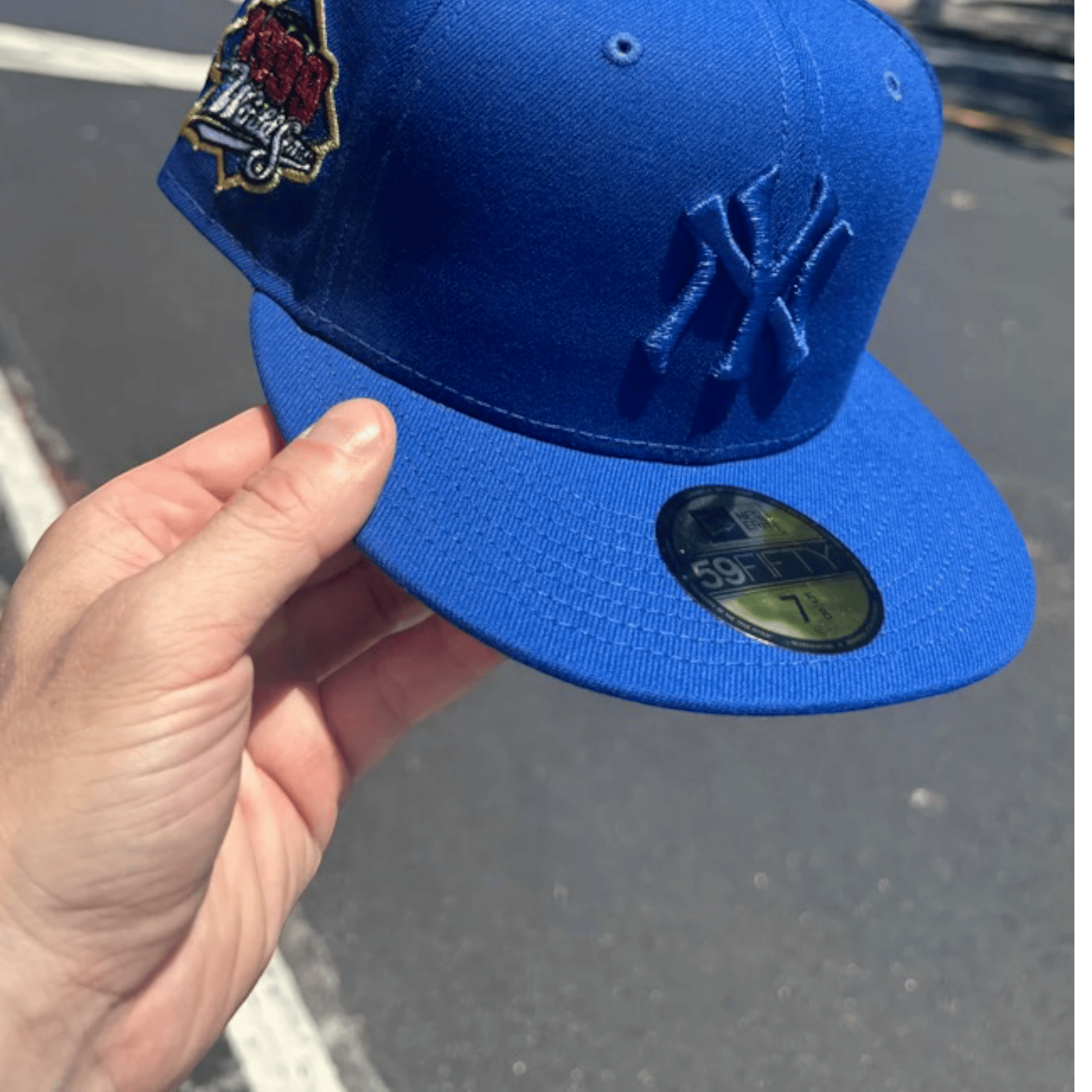 New Era New York Yankees “Crush on You” (Blue) FNF Red 59Fifty Fitted Hat