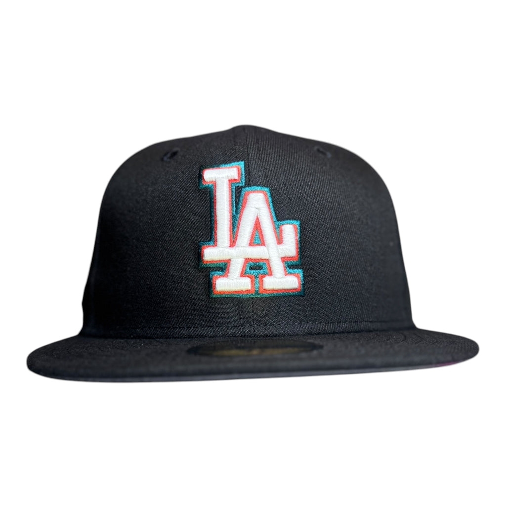 New Era Los Angeles Dodgers “Clan Virus LA” @blowuhbagpeanut 59Fifty Fitted Hat