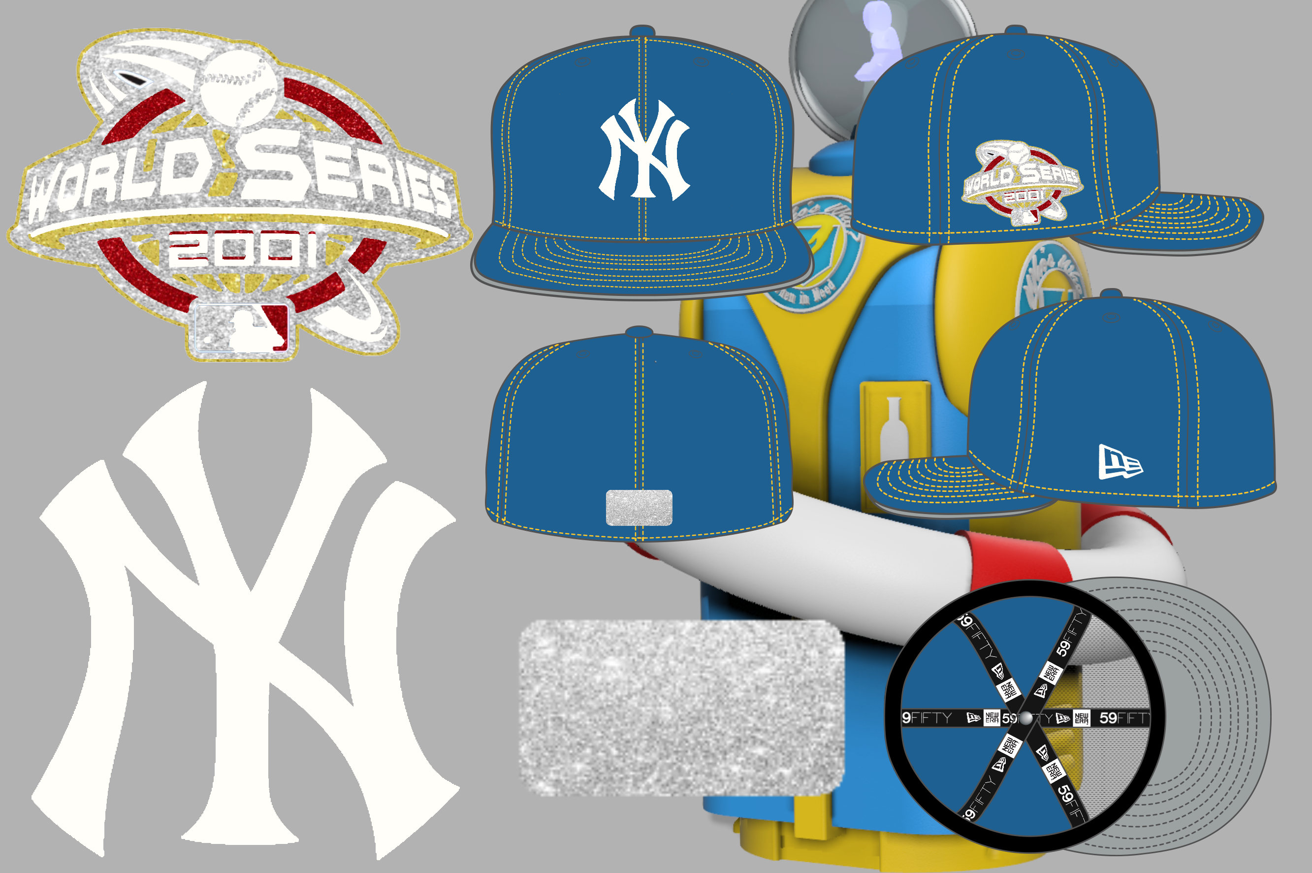 New Era New York Yankees “Who’s Who” @julianthehumann 59Fifty Fitted Hat (Pre-Order)