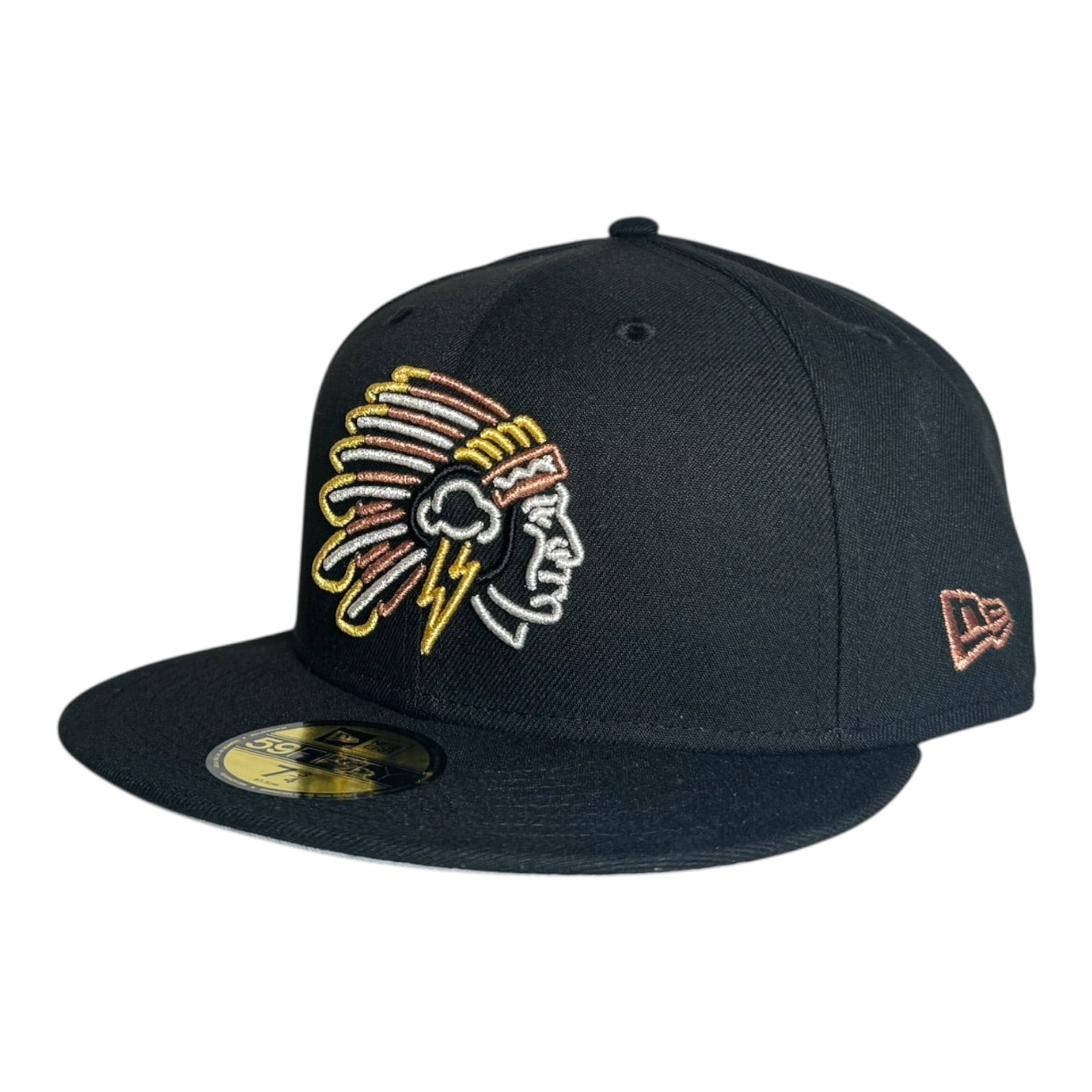 New Era Neon Chief Red Cloud "Forged" - by Clinker Marlin 59Fifty Fitted Hat