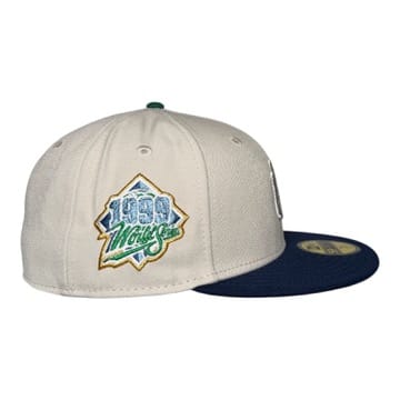 Homegame New York New York Yankees 1999 World Series Stone/Oceanside Blue New Era 59Fifty Fitted Hat