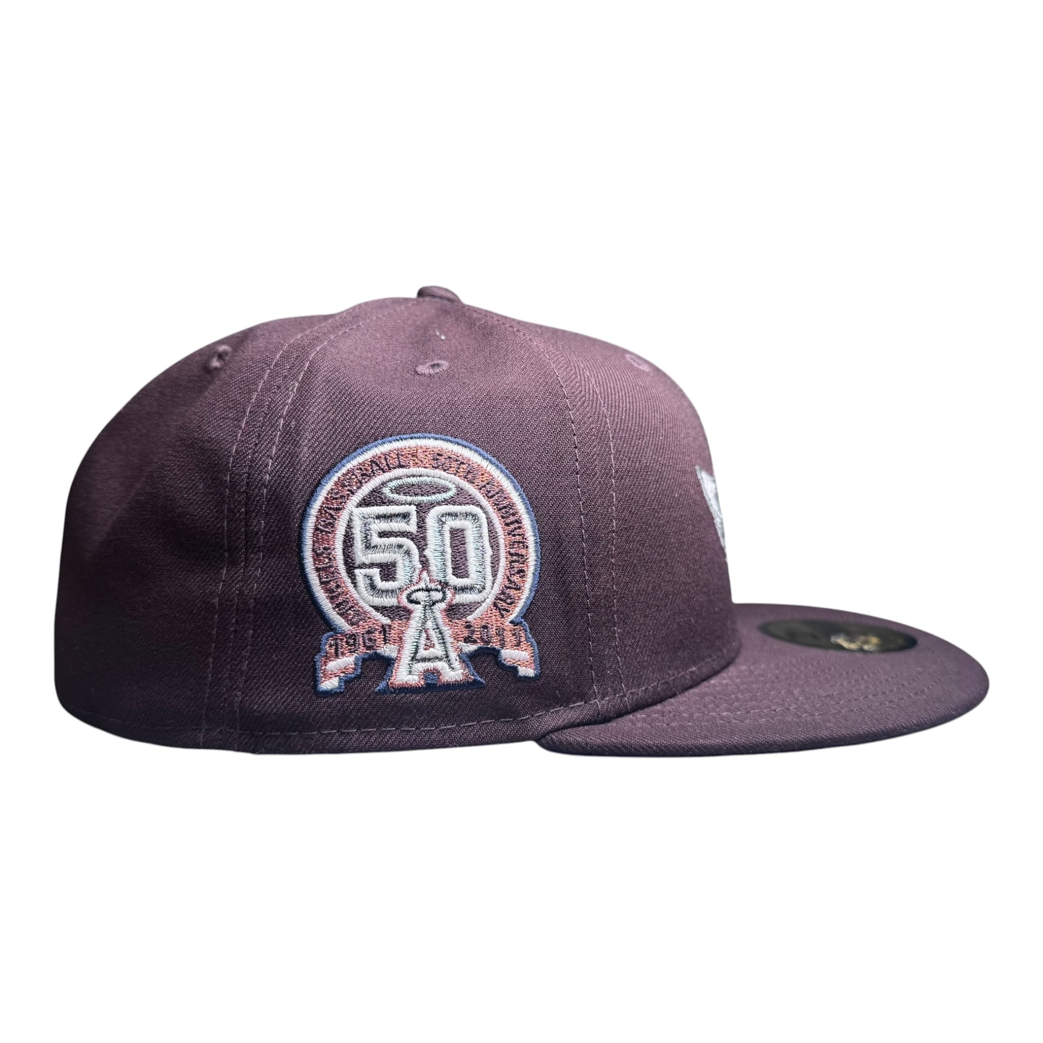 The Hat Wall New Era Anaheim Angels "Mud Angel" PVTCHWORK Day II Rushmore 59Fifty Fitted Hat
